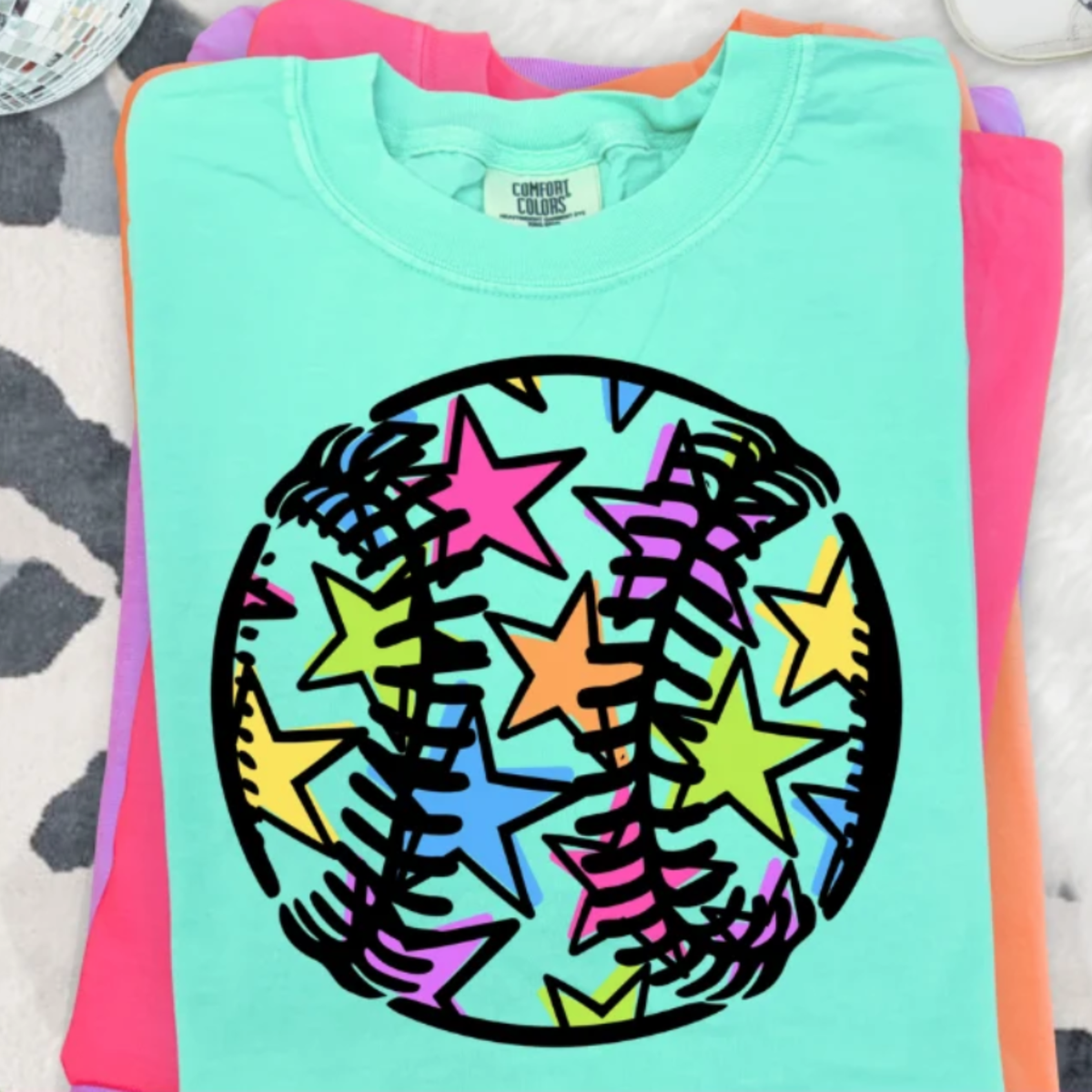Neon Star Baseball